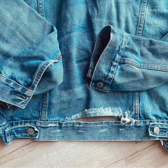 RRL Distressed Denim Jacket M - Picture 8 of 9